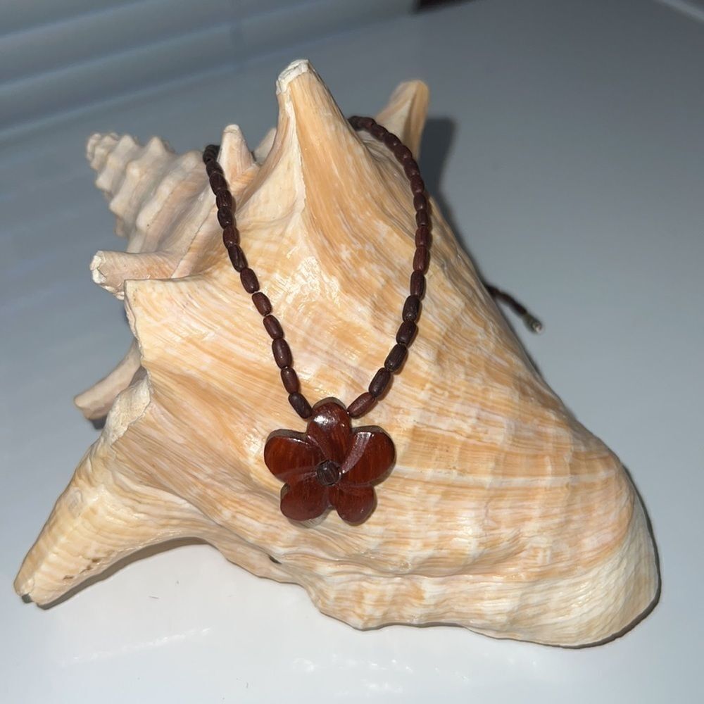 Bundle 3 for $15 Beach Style Wood Pendant Bead Necklace